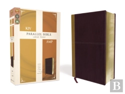 Bertrand.pt - Kjv, Amplified, Parallel Bible, Large Print, Leathersoft, Tan/Burgundy, Red Letter