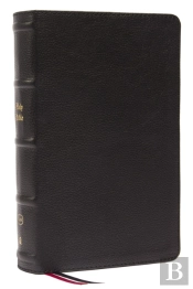 Kjv Holy Bible: Large Print Single-Column With 43,000 End-Of-Verse Cross References, Black Genuine Leather, Personal Size, Red Letter, (Thumb Indexed): King James Version