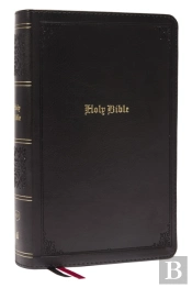 Kjv Holy Bible: Large Print Single-Column With 43,000 End-Of-Verse Cross References, Black Leathersoft, Personal Size, Red Letter, Comfort Print: King James Version
