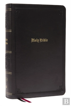 Bertrand.pt - Kjv Holy Bible: Large Print Single-Column With 43,000 End-Of-Verse Cross References, Black Leathersoft, Personal Size, Red Letter, Comfort Print: King James Version
