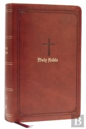 Kjv Holy Bible: Large Print Single-Column With 43,000 End-Of-Verse Cross References, Brown Leathersoft, Personal Size, Red Letter, Comfort Print: King James Version