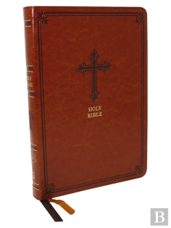 Bertrand.pt - Kjv Holy Bible: Large Print Thinline, Brown Leathersoft, Red Letter, Comfort Print: King James Version