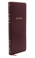 Kjv Holy Bible: Personal Size Giant Print With 43,000 Cross References, Burgundy Leather-Look, Red Letter, Comfort Print: King James Version