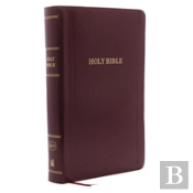 Kjv Holy Bible: Personal Size Giant Print With 43,000 Cross References, Burgundy Leather-Look, Red Letter, Comfort Print: King James Version