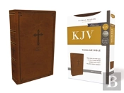 Kjv Holy Bible: Thinline, Brown Leathersoft, Red Letter, Comfort Print: King James Version