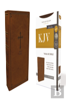 Kjv Holy Bible: Thinline, Brown Leathersoft, Red Letter, Comfort Print: King James Version
