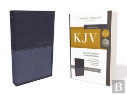 Bertrand.pt - Kjv Holy Bible: Value Compact Thinline, Blue Leathersoft, Red Letter, Comfort Print: King James Version