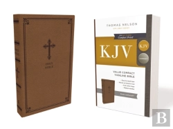 Bertrand.pt - Kjv Holy Bible: Value Compact Thinline, Brown Leathersoft, Red Letter, Comfort Print: King James Version