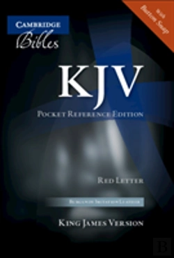 Bertrand.pt - Kjv Pocket Reference Edition Kj242:Xrf Burgundy Imitation Leather, With Flap Fastener