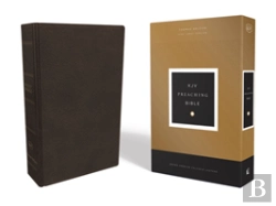 Bertrand.pt - Kjv, Preaching Bible, Premium Calfskin Leather, Brown, Comfort Print