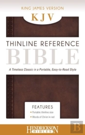Kjv Thinline Reference Bible Chestnut Brown