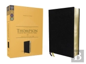 Kjv, Thompson Chain-Reference Bible, European Bonded Leather, Black, Red Letter, Comfort Print
