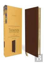 Kjv, Thompson Chain-Reference Bible, Genuine Leather, Calfskin, Brown, Red Letter, Comfort Print