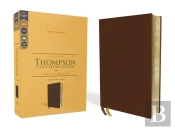 Kjv, Thompson Chain-Reference Bible, Genuine Leather, Calfskin, Brown, Red Letter, Comfort Print