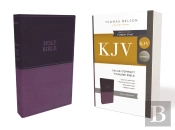 Kjv, Value Thinline Bible, Compact, Leathersoft, Purple, Red Letter Edition, Comfort Print