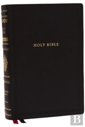 Kjv, Wide-Margin Reference Bible, Sovereign Collection, Genuine Leather, Black, Red Letter, Comfort Print
