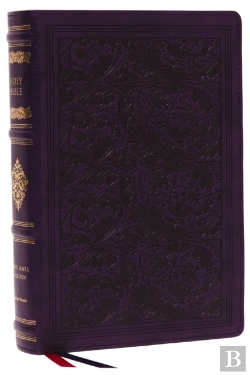 Bertrand.pt - Kjv, Wide-Margin Reference Bible, Sovereign Collection, Leathersoft, Purple, Red Letter, Comfort Print