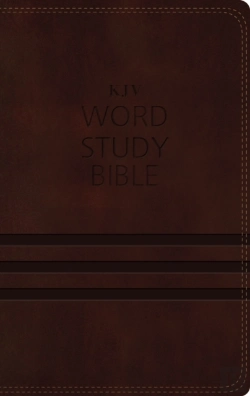 Bertrand.pt - Kjv, Word Study Bible, Imitation Leather, Brown, Red Letter Edition