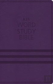 Kjv, Word Study Bible, Imitation Leather, Purple, Red Letter Edition