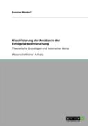 Klassifizierung Der Ansatze In Der Erfolgsfaktorenforschung