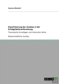 Bertrand.pt - Klassifizierung Der Ansatze In Der Erfolgsfaktorenforschung
