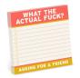 Knock Knock Actual Fuck Sticky Notes (4 X 4-Inches)