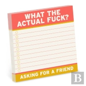Knock Knock Actual Fuck Sticky Notes (4 X 4-Inches)