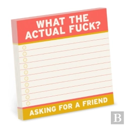 Bertrand.pt - Knock Knock Actual Fuck Sticky Notes (4 X 4-Inches)