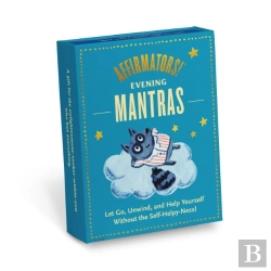 Bertrand.pt - Knock Knock Affirmators! Mantras (Evening) Card Deck, 40 Cards