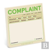 Knock Knock Complaint Sticky Note (Pastel Edition)