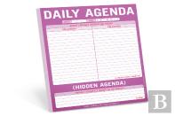 Knock Knock Daily Agenda / Hidden Agenda Pad