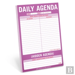 Bertrand.pt - Knock Knock Daily Agenda / Hidden Agenda Pad