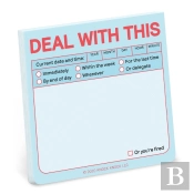 Knock Knock Deal With This Sticky Note (Pastel Edition)