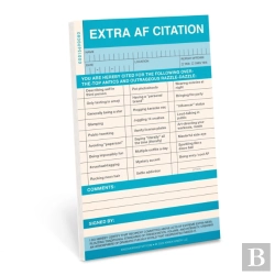 Bertrand.pt - Knock Knock Extra Af Sticky Citation Pad