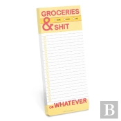 Knock Knock Groceries And Shit Make-A-List Pads