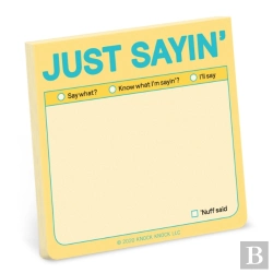 Bertrand.pt - Knock Knock Just Sayinâ€™ Sticky Note (Pastel Edition)