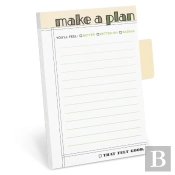 Knock Knock Make A Plan Sticky Note With Tabs Pad