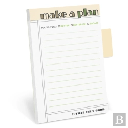 Bertrand.pt - Knock Knock Make A Plan Sticky Note With Tabs Pad