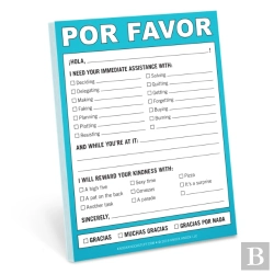 Bertrand.pt - Knock Knock Por Favor Nifty Note