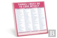 Knock Knock Things I Must Do To Love Myself Pad