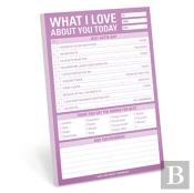 Knock Knock What I Love About You Today Pad