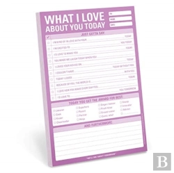 Bertrand.pt - Knock Knock What I Love About You Today Pad