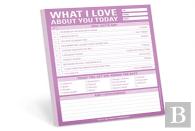 Knock Knock What I Love About You Today Pad