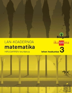 Bertrand.pt - Koadernoa Matematika. Lehen Hezkuntza 3, 3 Hiruhilekoa. Bizigarri