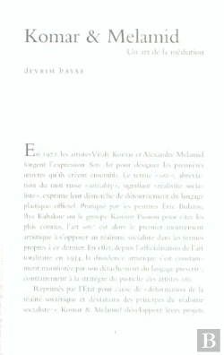 Bertrand.pt - Komar Et Melanid : Un Art De La Médiation