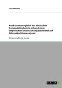Konkurrenzvergleich Der Deutschen Automobilindustrie Anhand Einer Empirischen Untersuchung Basierend Auf Jahresabschlussanalysen