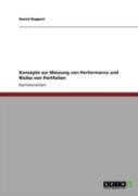 Konzepte Zur Messung Von Performance Und Risiko Von Portfolien
