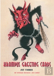 Krampus Greeting Cards Set Three