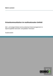 Krisenkommunikation Im Multinationalen Umfeld