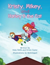 Kristy, Mikey, And Harley D The Cat